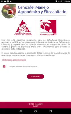 CenicaféManejo Agronómico y Fitosanitario android App screenshot 5